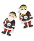 ფოტო #1 პროდუქტის Women's Pittsburgh Steelers Santa Claus Earrings