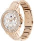 ფოტო #2 პროდუქტის Women's Multifunction Carnation Gold-Tone Stainless Steel Watch 38mm