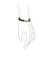 ფოტო #3 პროდუქტის Spiritual Charm Bali Buddha Black Onyx Stretch Bracelet For Women Ball Bead Silver Plated