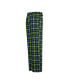 Women's College Navy, Neon Green Seattle Seahawks Arctic T-shirt and Flannel Pants Sleep Set