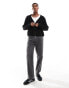 Фото #2 товара ASOS DESIGN relaxed boxy fit brushed knitted cardigan in black