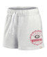 Women's Oatmeal Georgia Bulldogs Win Badge Shorts