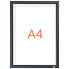NOBO Impression Pro Frame Graphite Gray A4 Poster Holder