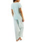 ფოტო #2 პროდუქტის Women's Woven Drawstring Pajama Pants, Created for Macy's