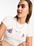 Фото #1 товара Cotton:On fitted micro t-shirt with vintage mountains print