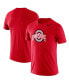Men's Scarlet Ohio State Buckeyes Big and Tall Legend Primary Logo Performance T-shirt