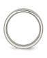 Stainless Steel Polished 8mm Grooved Band Ring