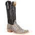 Фото #2 товара R. Watson Boots Serpentine Bruciato Full Quill Ostrich Square Toe Cowboy Mens S