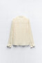 Фото #5 товара Блуза с вышивкой плюмети и блестящими деталями ZARA