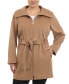 Фото #2 товара Plus Size Belted Zip-Front Coat, Created for Macy's