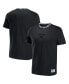 Фото #3 товара Men's NFL X Staple Black Buffalo Bills Embroidered Fundementals Globe Short Sleeve T-shirt