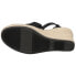 Фото #5 товара TOMS Marisol Espadrille Wedge Womens Black Casual Sandals 10016380