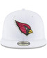 ფოტო #2 პროდუქტის Men's White Arizona Cardinals Omaha 59FIFTY Fitted Hat