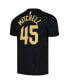 Фото #3 товара Men's Donovan Mitchell Black Cleveland Cavaliers 2022/23 Statement Edition Name and Number T-shirt