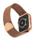 Фото #3 товара Rose Gold-Tone Stainless Steel Mesh Band Compatible with 38/40/41mm Apple Watch