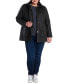 Фото #5 товара Women's Plus Size Classic Beadnell Waxed Cotton Raincoat