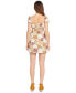 ფოტო #2 პროდუქტის Juniors' Day in Parrotise Floral-Print Mini Dress