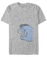 Фото #1 товара Men's Cloudy Eeyore Short Sleeve T-Shirt