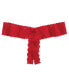 ფოტო #1 პროდუქტის After Midnight Solid Open Panel Thong 481001