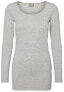 Women´s t-shirt VMMAXI Regular Fit 10152908 Light Grey Melange