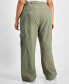 ფოტო #2 პროდუქტის Trendy Plus Size Drawstring Cargo Pants, Created for Macy's