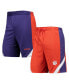 Фото #2 товара Men's Orange and Purple Clemson Tigers Am I Wrong Reversible Shorts