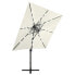 Фото #2 товара Садовый зонт vidaXL Freischwinger mit LED-Beleuchtung 250 x 230 cm Schwarz