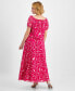 Фото #5 товара Макси-юбка с цветочным принтом I.N.C. International Concepts Petite, создана для Macy's