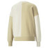 Фото #4 товара Puma Downtown Oversized Crew Neck Sweatshirt Womens Beige, Off White Casual Tops