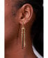 Фото #2 товара Double Bar Dangle Earrings