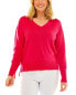 Фото #1 товара Sara Campbell V Neck Cashmere-Blend Pullover Women's