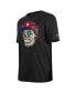 Фото #2 товара Men's Black Philadelphia Phillies Sugar Skulls T-Shirt