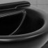 Фото #10 товара Умывальник для дачи ML-Design Овальный из керамики 770х505х225 мм черный matt