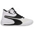 Фото #1 товара Puma Triple Mid Basketball Mens White Sneakers Athletic Shoes 376451-07