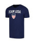 Фото #3 товара Men's Navy Team USA Shield T-shirt