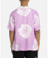 Фото #4 товара Men's Rose Bunch Button Up Shirt - XXXLarge, Light/Pastel Purple
