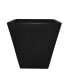 CT22BK Cosmopolitan Planter Square Black, 22 Inch