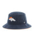 47 Brand Men's Navy Denver Broncos Thick Cord Bucket Hat