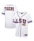 Фото #2 товара Men's White, Purple LSU Tigers Free Spirited Baseball Jersey