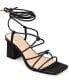 Фото #1 товара Women's Harpr Strappy Ankle Tie Block Heel Dress Sandals