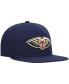 ფოტო #4 პროდუქტის Men's Navy New Orleans Pelicans Ground 2.0 Snapback Hat