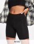 Фото #1 товара Brave Soul Petite sindy legging shorts in black