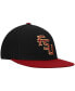 Men's Black and Garnet Florida State Seminoles Team Color Two-Tone Fitted Hat