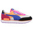 Фото #1 товара Puma Future Rider Play On Lace Up Womens Multi, White Sneakers Casual Shoes 373