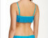 BECCA Womens Swimwear Solid Turquoise Bralette Straps Bikini Bottom Size S