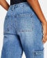 Фото #6 товара Women's High Rise Utility Denim Jeans