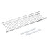 SAUVIC 65 cm stainless steel glass drainer cabinet