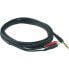 Klotz AY3-0200 Y-Cable 6.35mm Jack to 2x RCA 2m