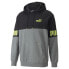 Фото #3 товара Puma Power Colorblock Pullover Hoodie Mens Grey Casual Outerwear 848009-03