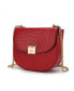 Фото #2 товара Brooklyn Crocodile Embossed Women s Shoulder Bag by Mia K